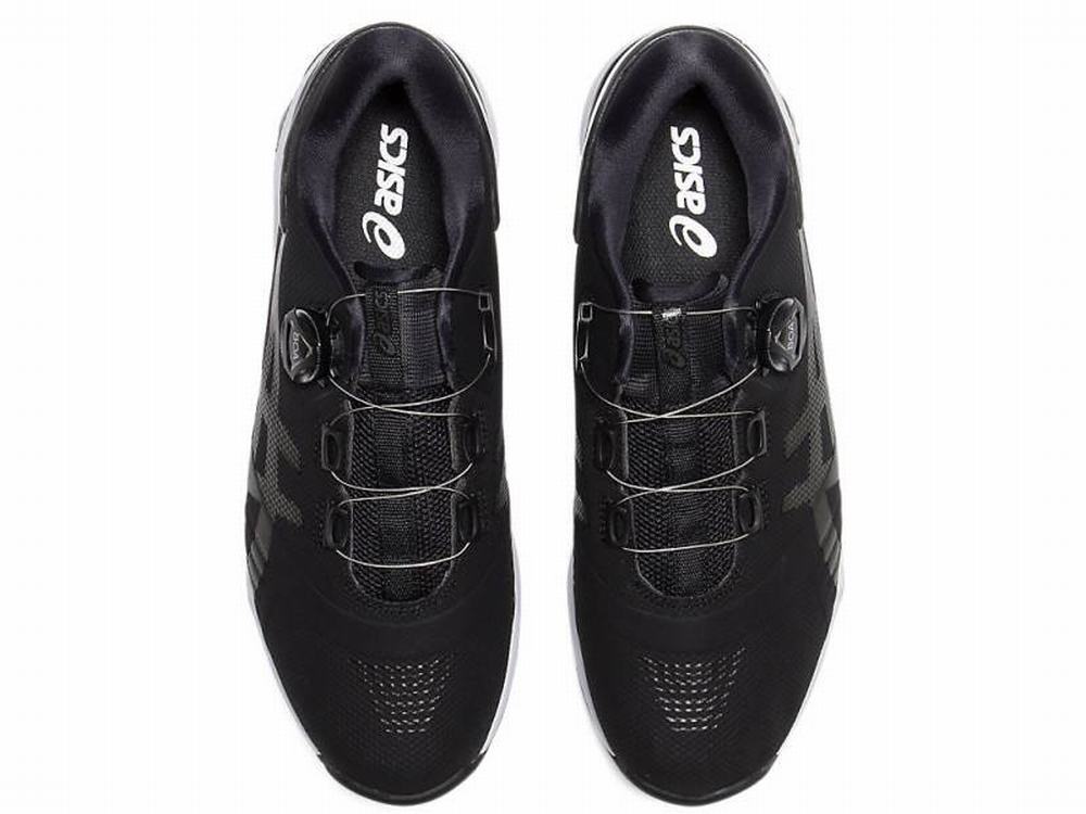 Asics GEL-COURSE DUO Boa Golf Cipő Férfi Fekete | 085164-KIR