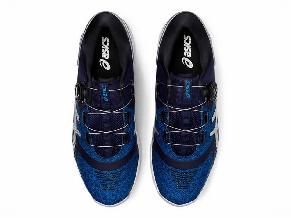 Asics GEL-COURSE DUO Boa Golf Cipő Férfi Sötétkék Titán | 105982-QCR