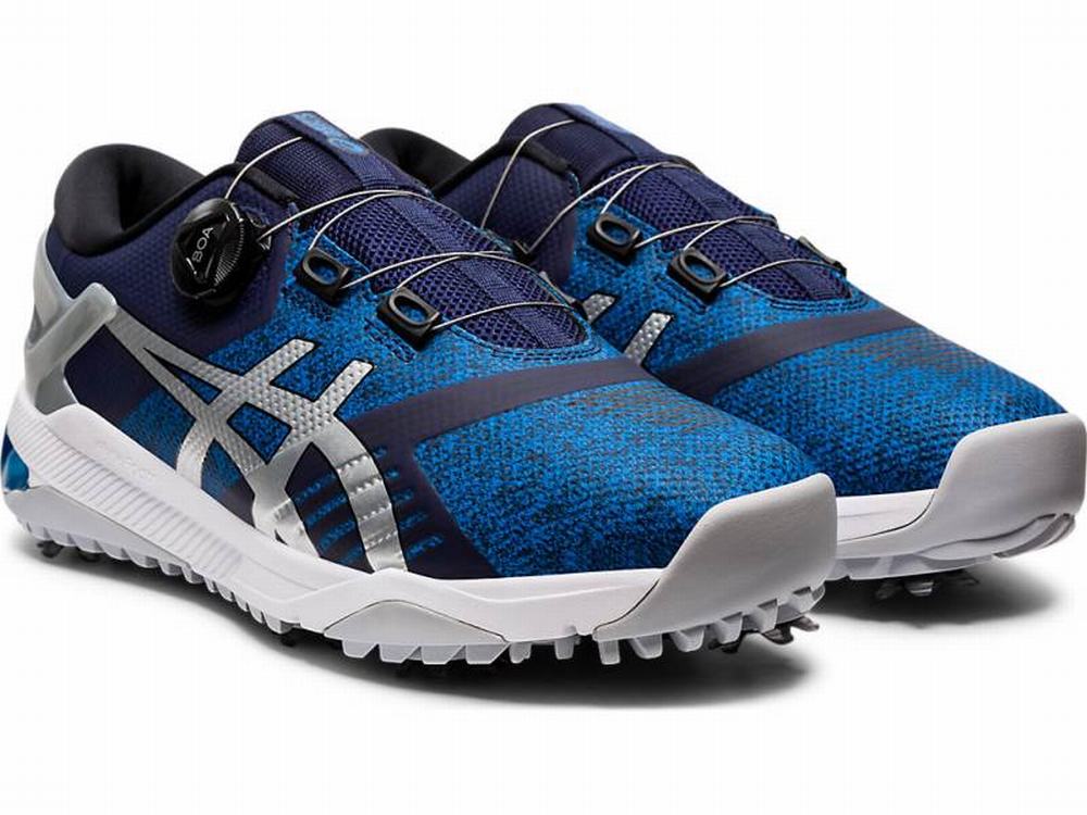 Asics GEL-COURSE DUO Boa Golf Cipő Férfi Sötétkék Titán | 105982-QCR