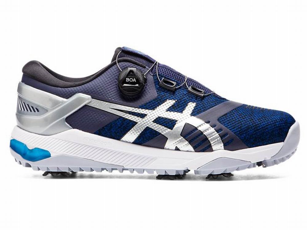 Asics GEL-COURSE DUO Boa Golf Cipő Férfi Sötétkék Titán | 105982-QCR