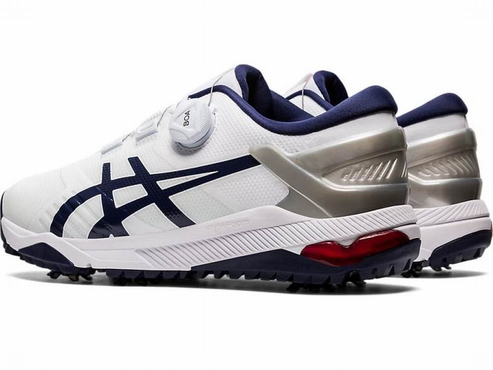 Asics GEL-COURSE DUO Boa Golf Cipő Férfi Sötétkék Fehér | 659831-WXZ