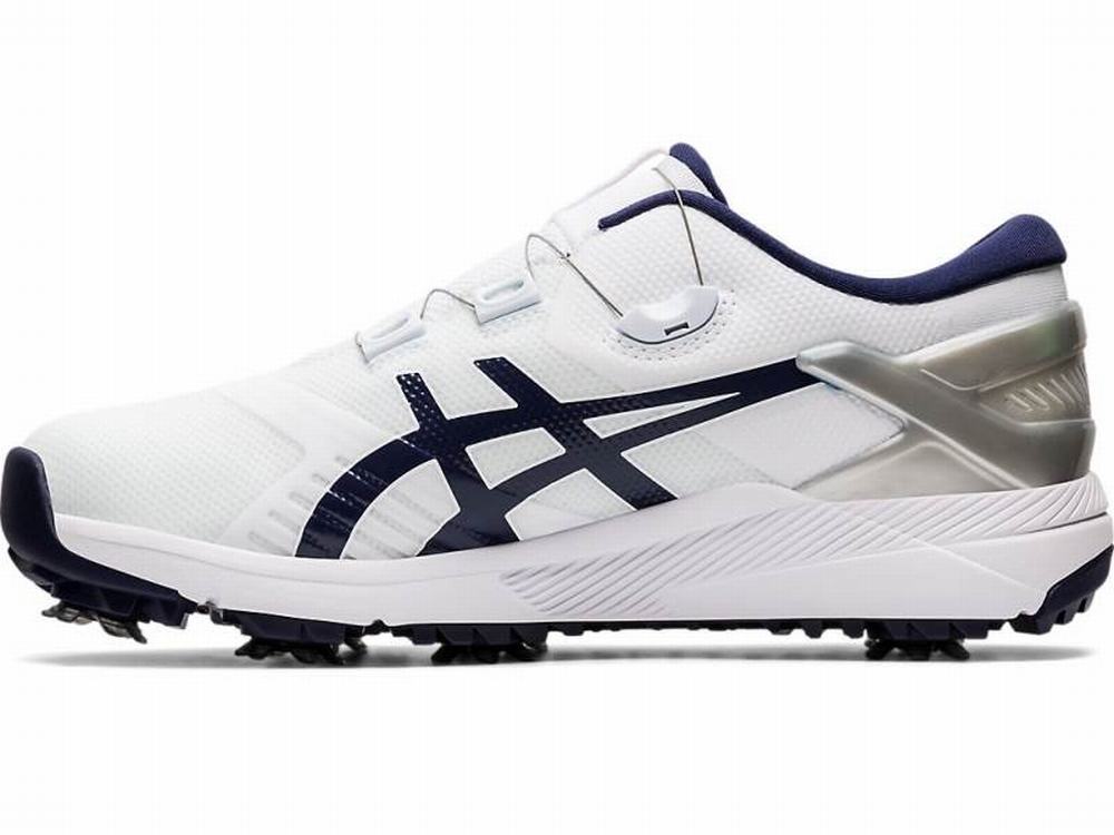 Asics GEL-COURSE DUO Boa Golf Cipő Férfi Sötétkék Fehér | 659831-WXZ