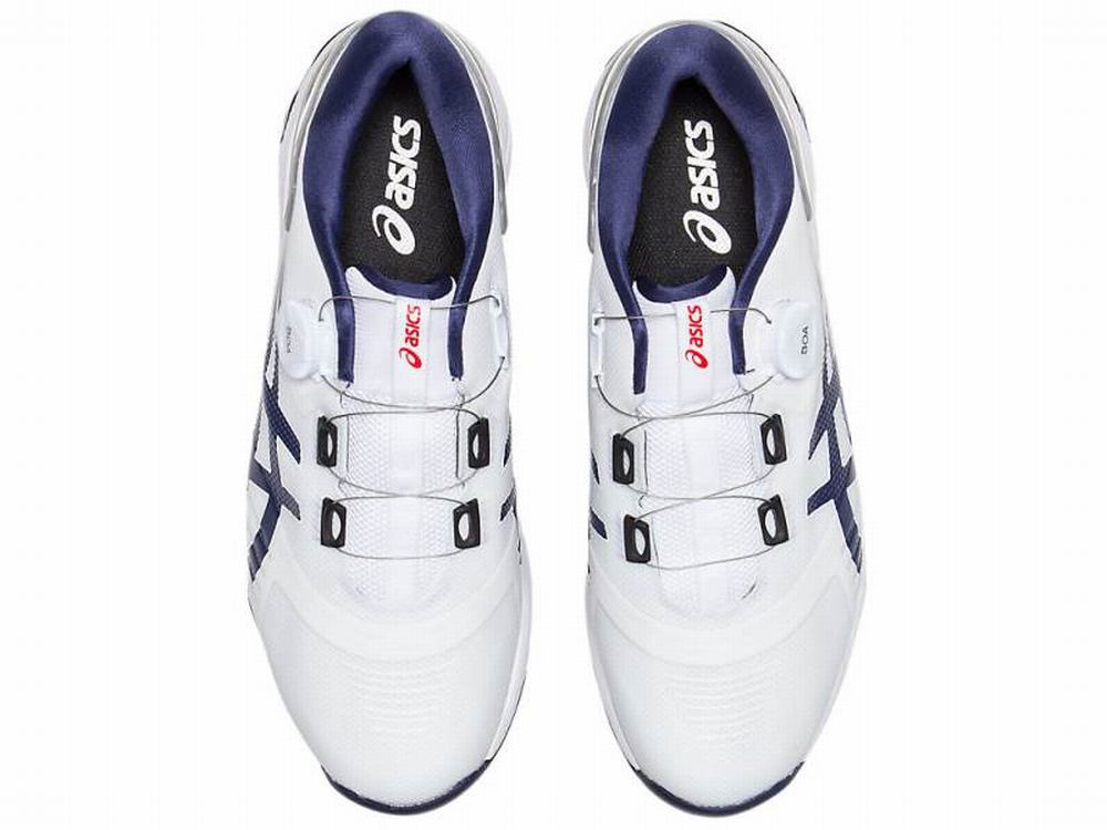 Asics GEL-COURSE DUO Boa Golf Cipő Férfi Sötétkék Fehér | 659831-WXZ