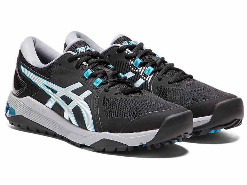 Asics GEL-COURSE GLIDE Golf Cipő Férfi Fekete Titán | 643570-KLS