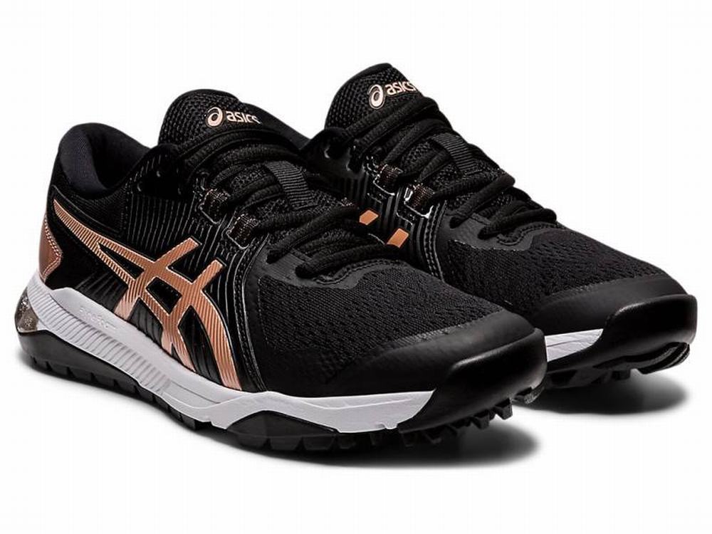 Asics GEL-COURSE GLIDE Golf Cipő Női Fekete Rózsaszín Arany | 894621-GEY