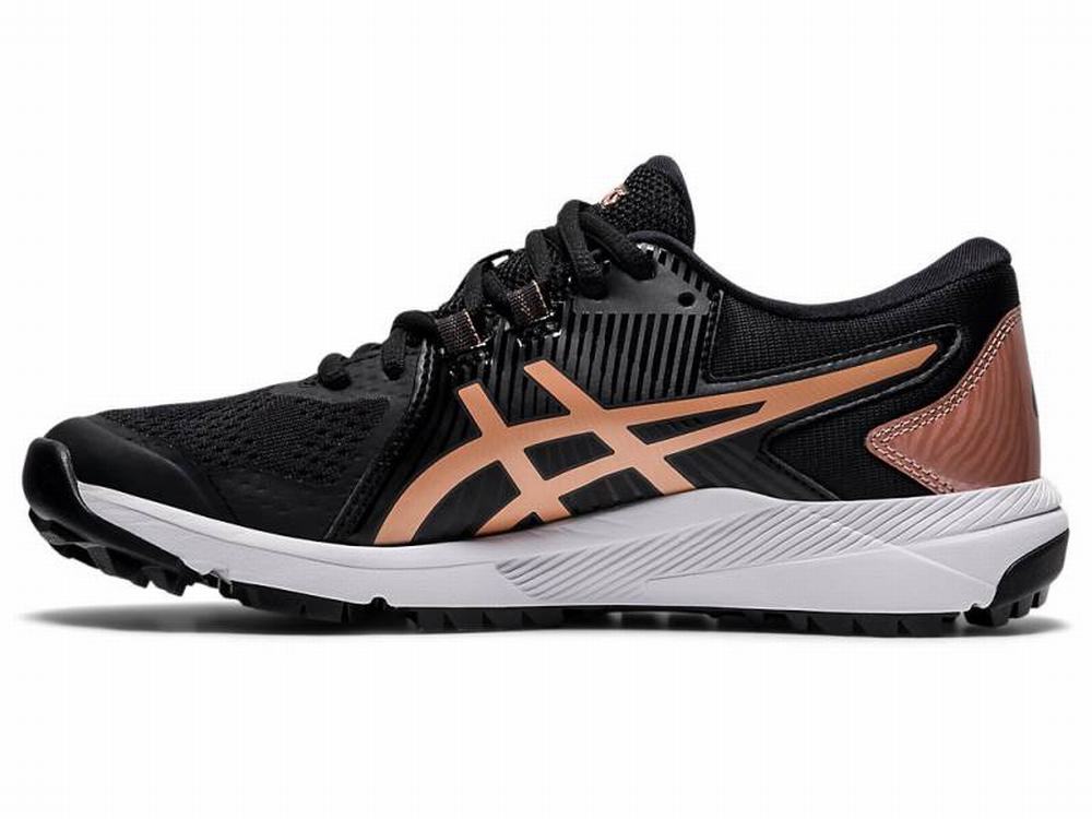 Asics GEL-COURSE GLIDE Golf Cipő Női Fekete Rózsaszín Arany | 894621-GEY