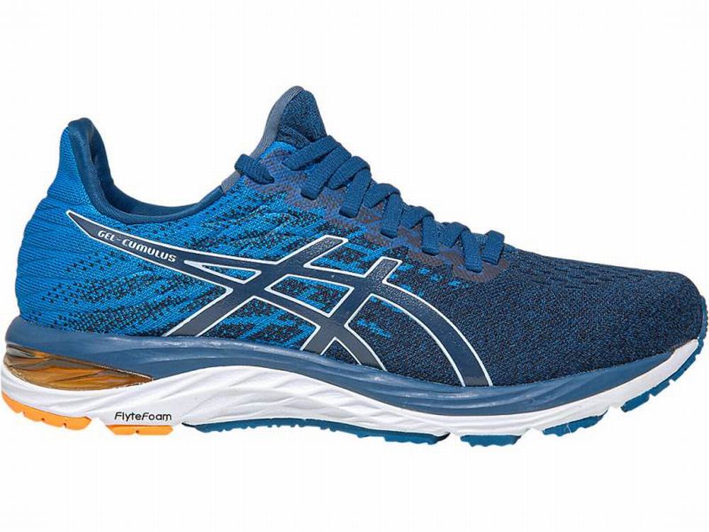 Asics GEL-CUMULUS 21 Futócipő Férfi Fehér Kék | 453190-NFU