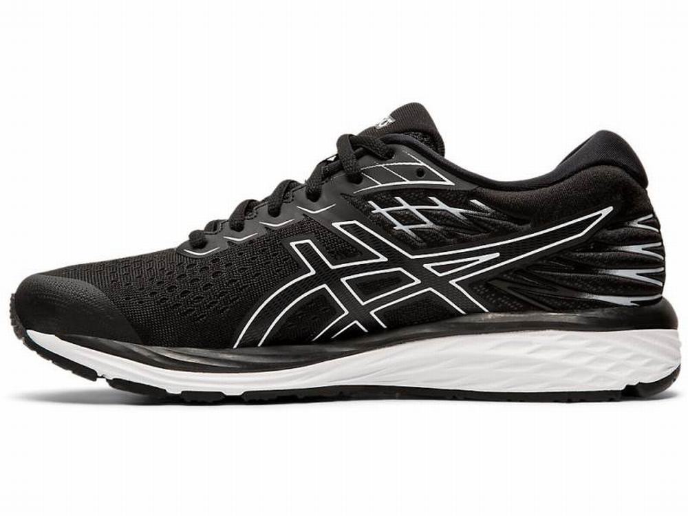 Asics GEL-CUMULUS 21 Futócipő Női Fekete Fehér | 435807-IES