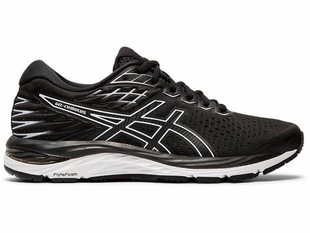 Asics GEL-CUMULUS 21 Futócipő Női Fekete Fehér | 435807-IES