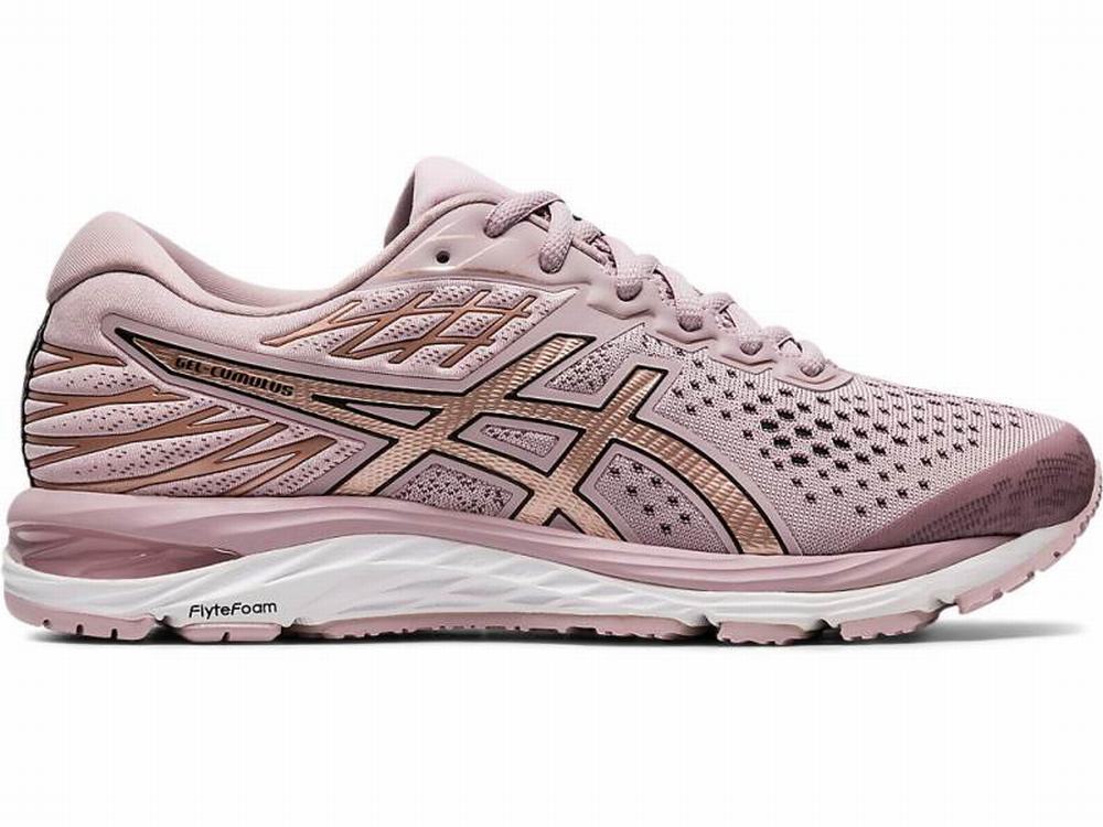 Asics GEL-CUMULUS 21 Futócipő Női Rózsaszín Arany | 297136-ORX