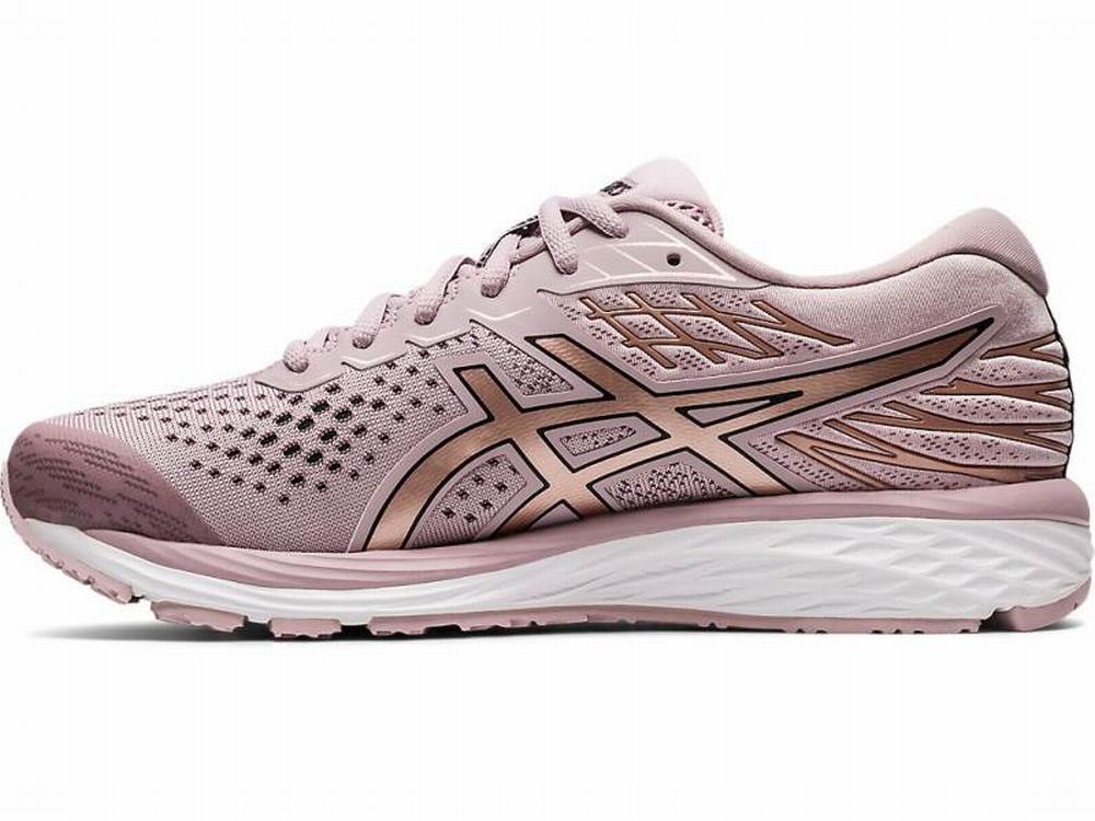 Asics GEL-CUMULUS 21 Futócipő Női Rózsaszín Arany | 297136-ORX