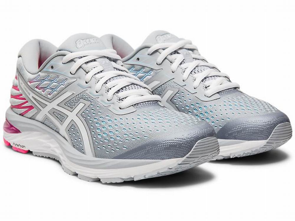 Asics GEL-CUMULUS 21 Futócipő Női Szürke Fehér | 348756-TCZ