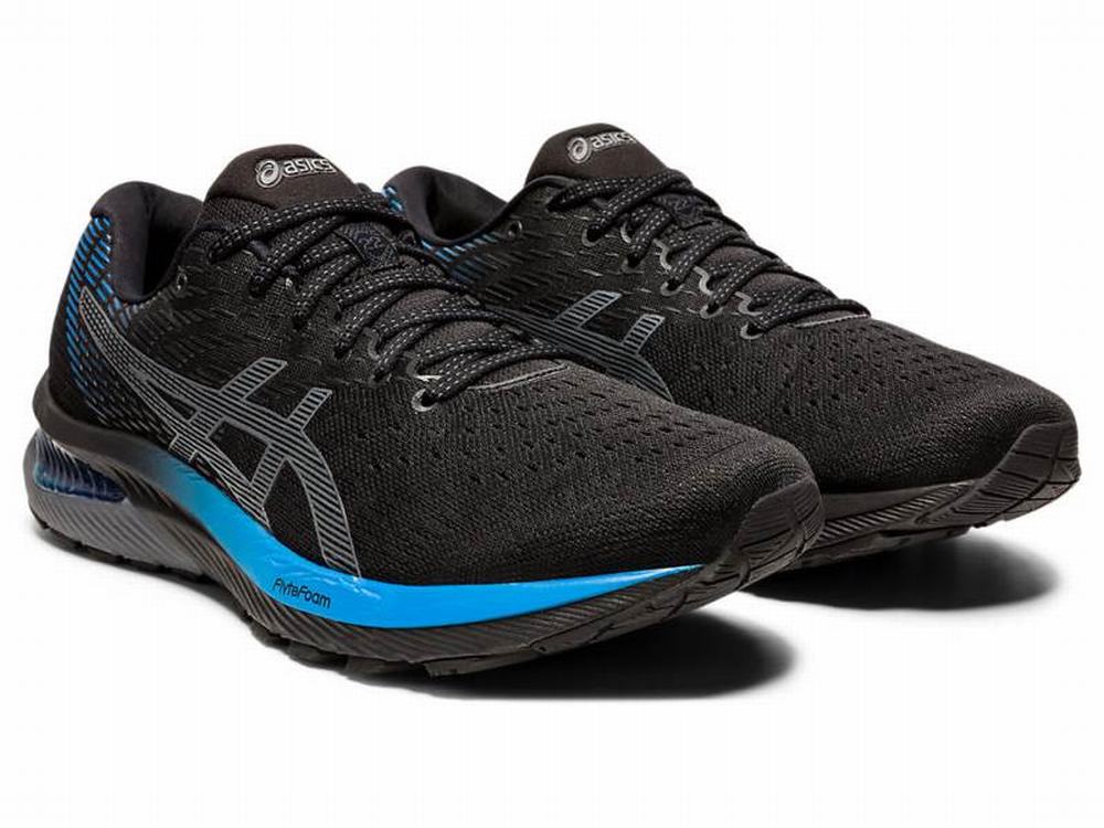 Asics GEL-CUMULUS 22 Futócipő Férfi Fekete Kék | 607213-HAF