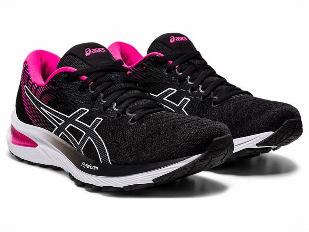 Asics GEL-CUMULUS 22 Futócipő Női Fekete Rózsaszín | 518740-JBZ