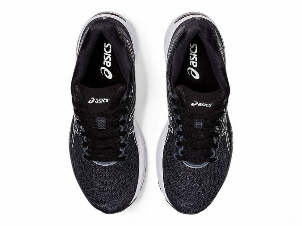 Asics GEL-CUMULUS 22 Futócipő Női Fekete Szürke | 702583-BLP