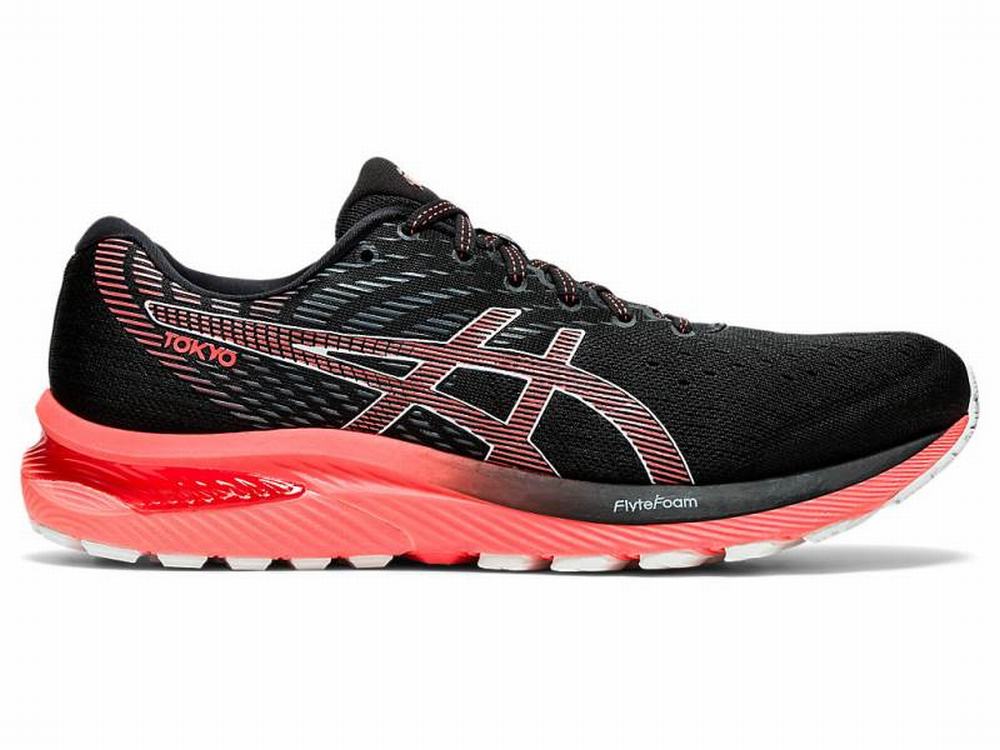 Asics GEL-CUMULUS 22 TOKYO Futócipő Férfi Fekete Narancssárga | 697043-VJS