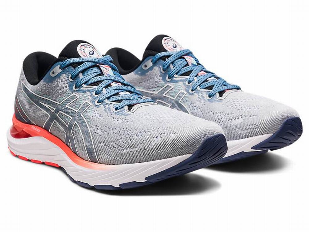 Asics GEL-CUMULUS 23 Futócipő Férfi Fehér Szürke | 427583-HKF