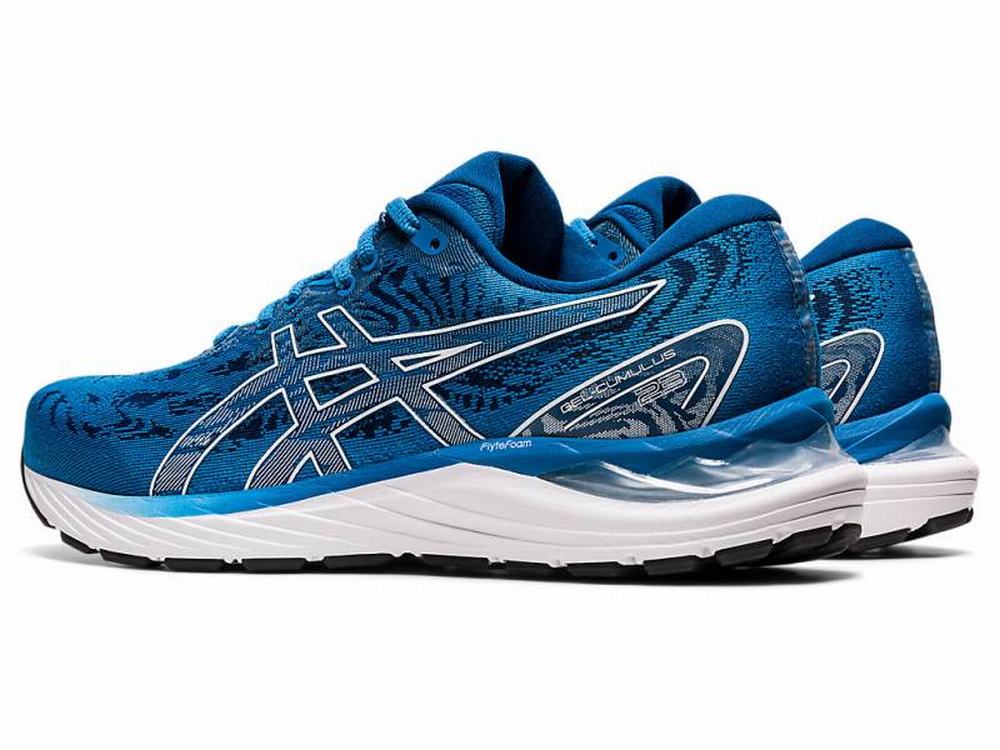 Asics GEL-CUMULUS 23 Futócipő Férfi Fehér Kék | 642318-UHS