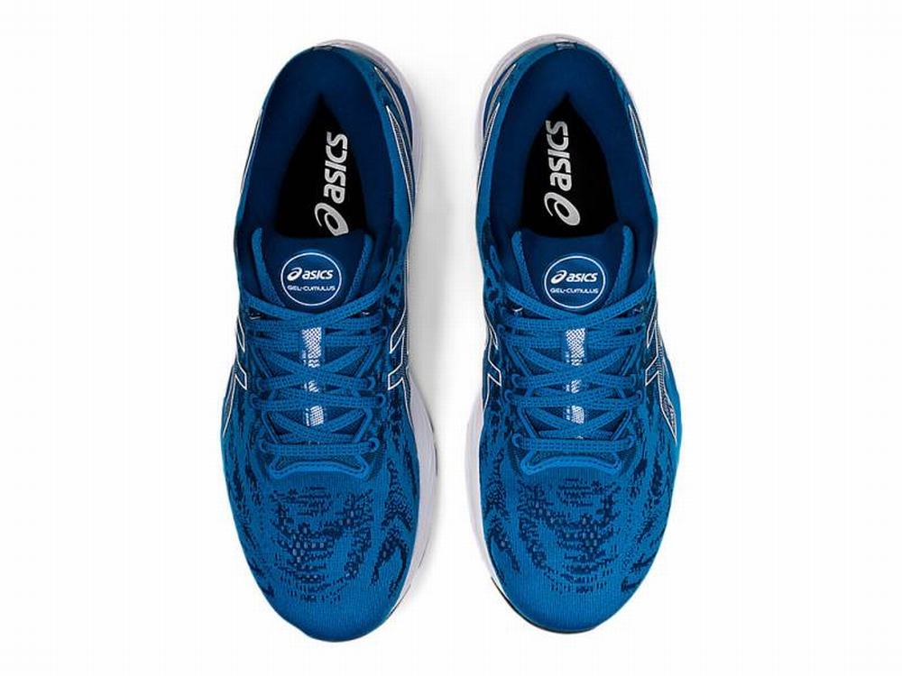 Asics GEL-CUMULUS 23 Futócipő Férfi Fehér Kék | 642318-UHS