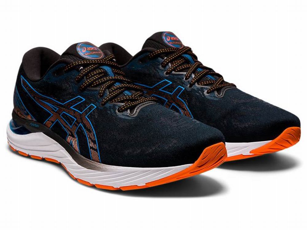 Asics GEL-CUMULUS 23 Futócipő Férfi Fekete Kék | 209365-BLO