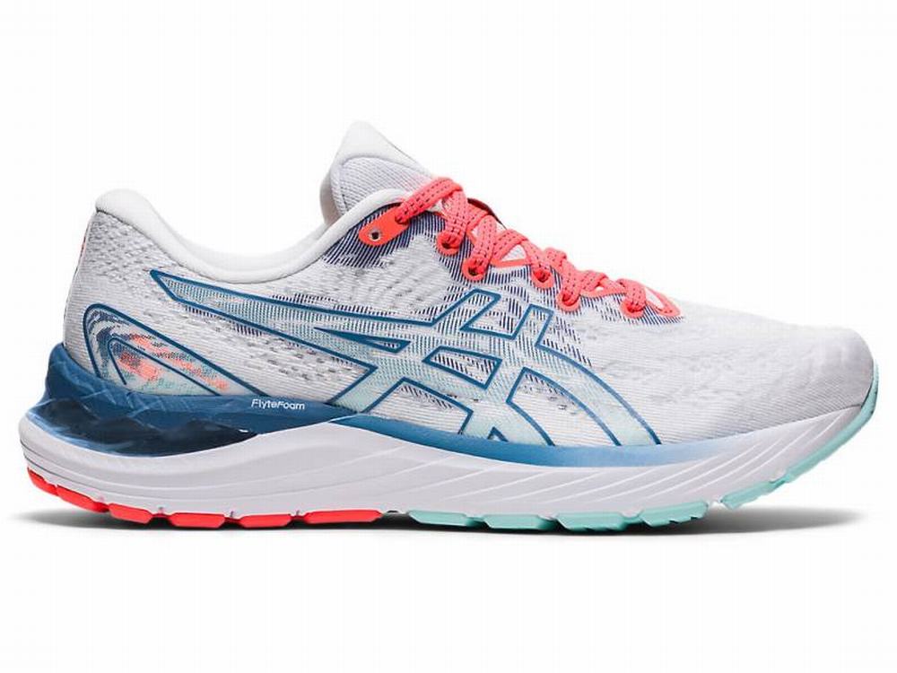 Asics GEL-CUMULUS 23 Futócipő Női Fehér Szürke | 908124-WMC