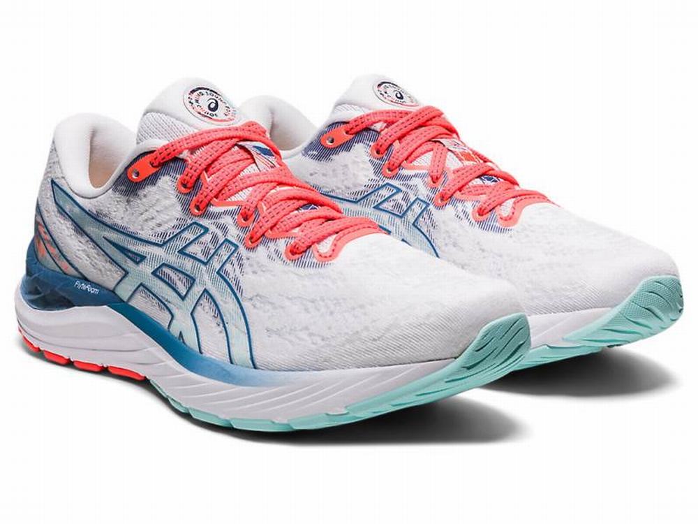 Asics GEL-CUMULUS 23 Futócipő Női Fehér Szürke | 908124-WMC