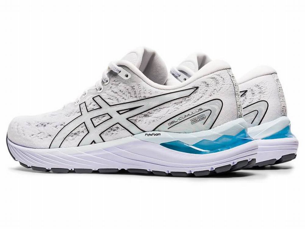 Asics GEL-CUMULUS 23 Futócipő Női Fekete Fehér | 162098-DLZ