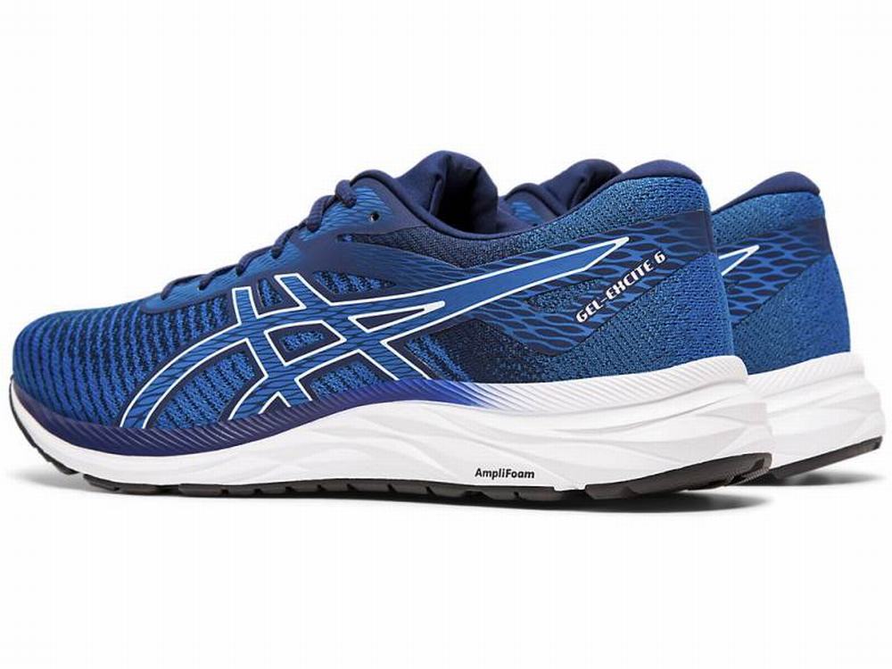 Asics GEL-EXCITE 6 Twist Futócipő Férfi Kék Fehér | 843021-MNG