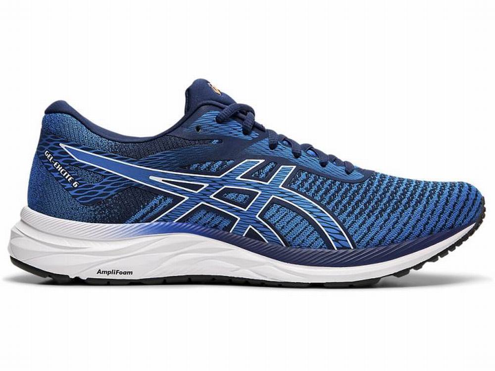 Asics GEL-EXCITE 6 Twist Futócipő Férfi Kék Fehér | 843021-MNG