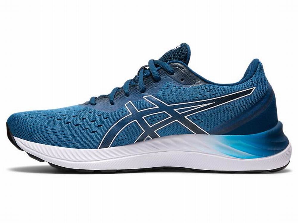 Asics GEL-EXCITE 8 Futócipő Férfi Fehér Kék | 078154-JBN