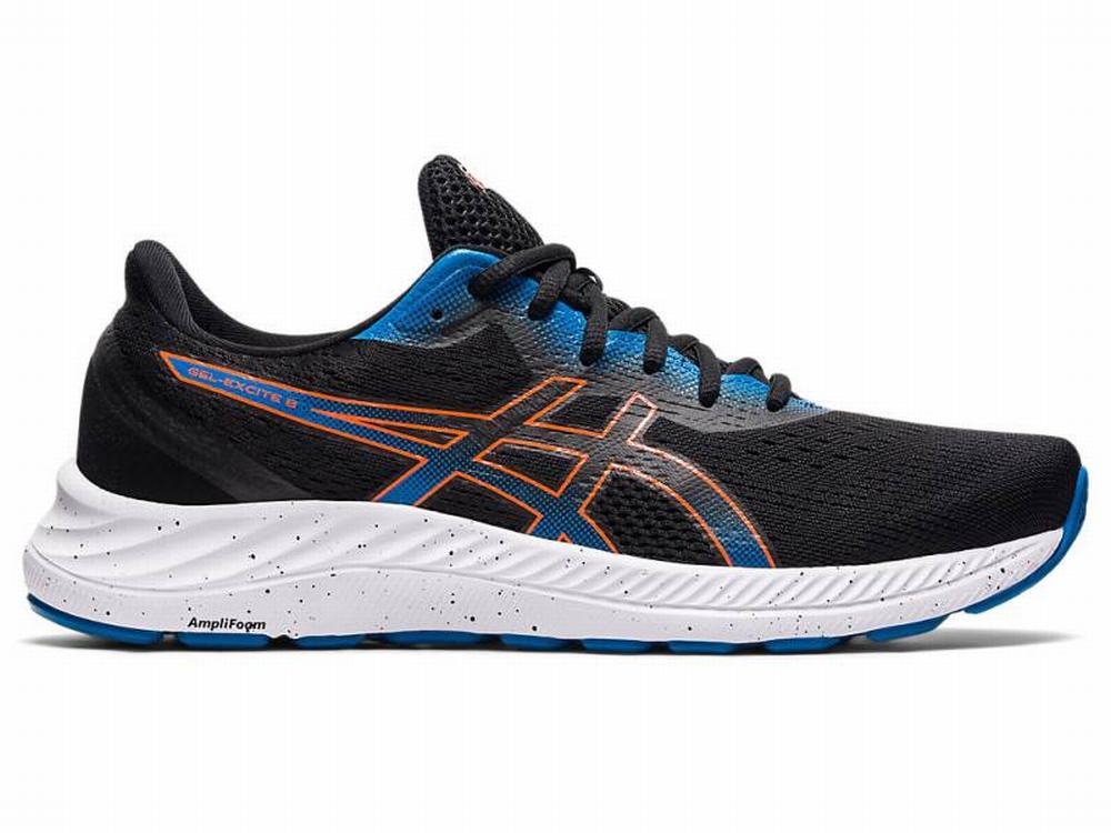 Asics GEL-EXCITE 8 Futócipő Férfi Fekete Arany Narancssárga | 463802-IBQ