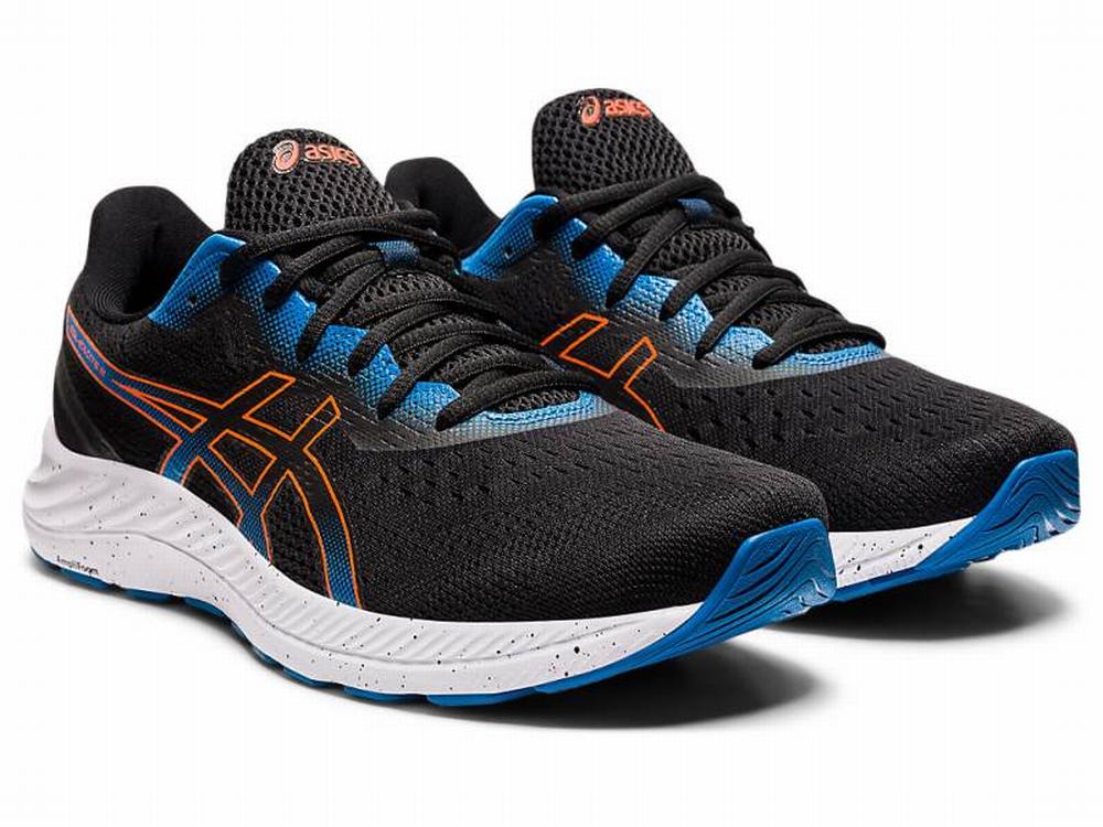 Asics GEL-EXCITE 8 Futócipő Férfi Fekete Arany Narancssárga | 463802-IBQ