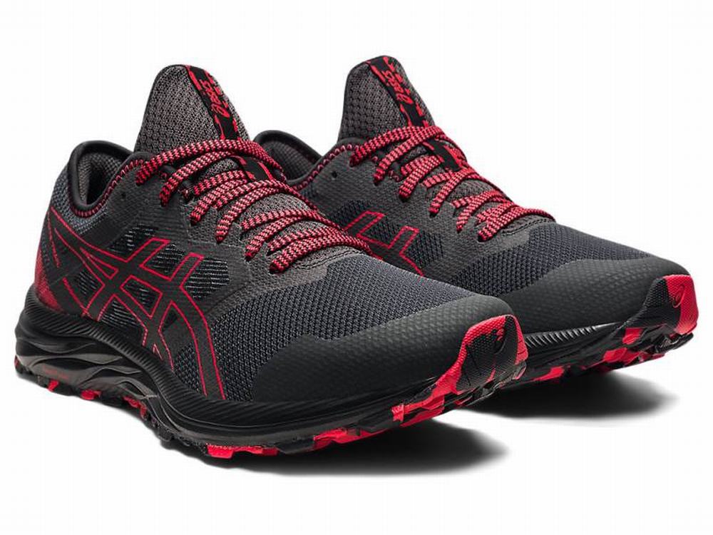 Asics GEL-EXCITE TRAIL Futócipő Férfi Szürke Piros | 517980-WPQ