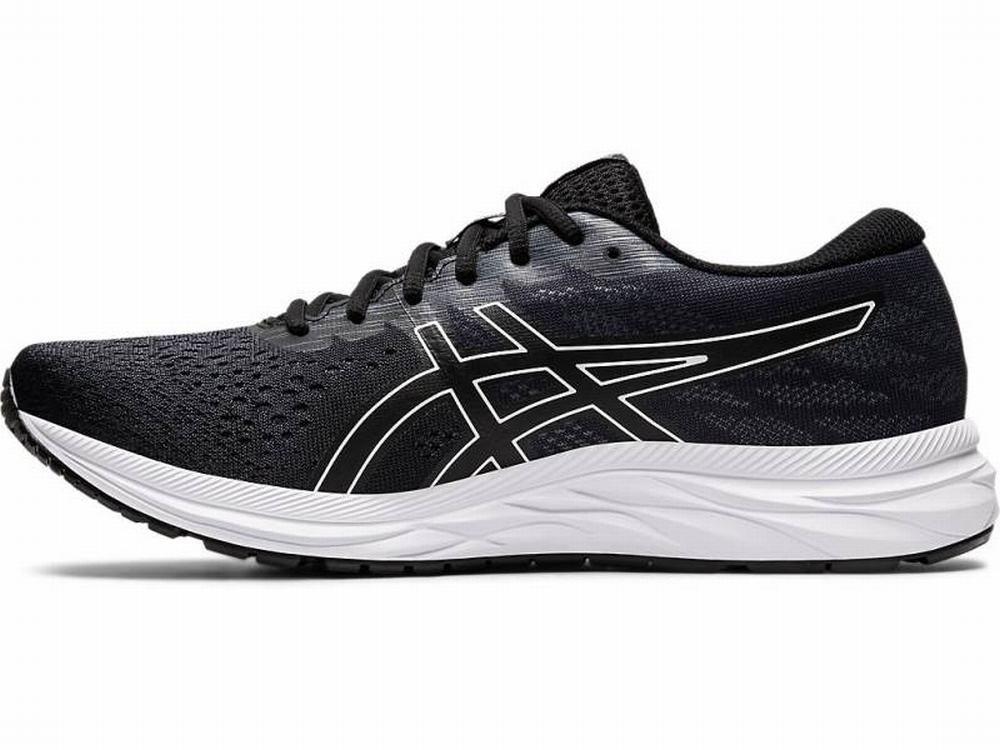 Asics GEL-Excite 7 (4E) Futócipő Férfi Fekete Fehér | 026598-OQH