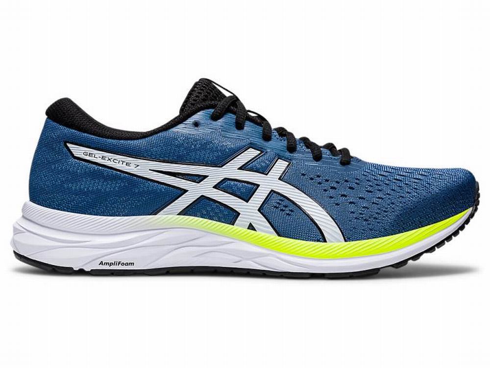 Asics GEL-Excite 7 Futócipő Férfi Fekete Sötétszürke | 724539-MLA