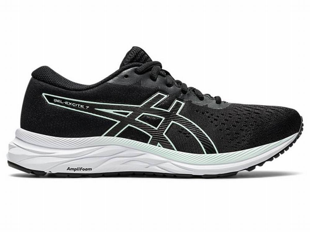 Asics GEL-Excite 7 Futócipő Női Fekete Menta | 829056-XNH