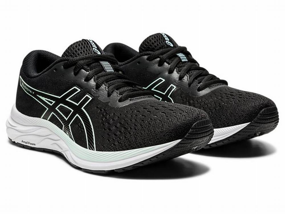 Asics GEL-Excite 7 Futócipő Női Fekete Menta | 829056-XNH