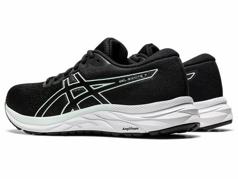 Asics GEL-Excite 7 Futócipő Női Fekete Menta | 829056-XNH