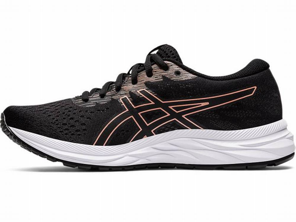 Asics GEL-Excite 7 Futócipő Női Fekete Rózsaszín Arany | 789463-FNT