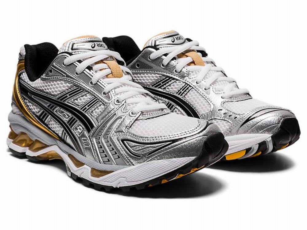 Asics GEL-KAYANO 14 Utcai Cipő Férfi Fehér Arany | 394865-PIH