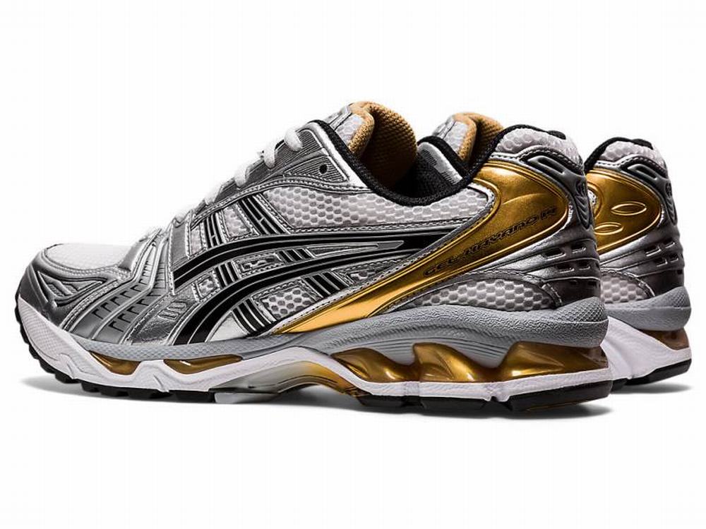 Asics GEL-KAYANO 14 Utcai Cipő Férfi Fehér Arany | 749152-YML