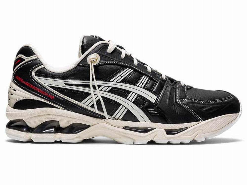 Asics GEL-KAYANO 14 Utcai Cipő Férfi Fekete Krém | 276859-ZAH