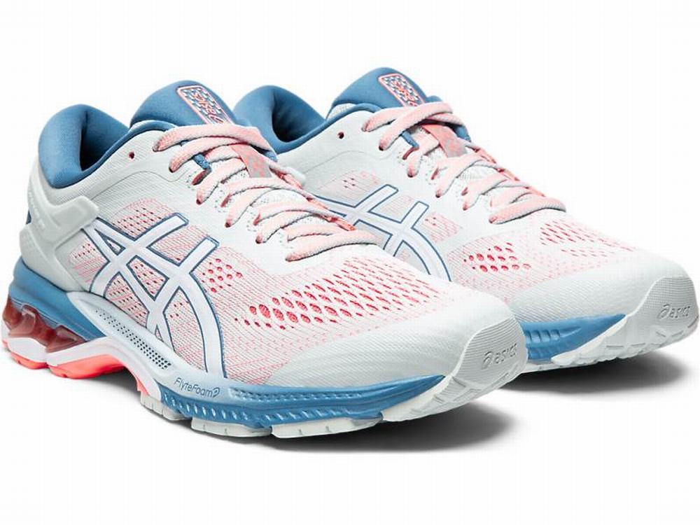 Asics GEL-KAYANO 26 (D) Futócipő Női Fehér | 823059-QTP