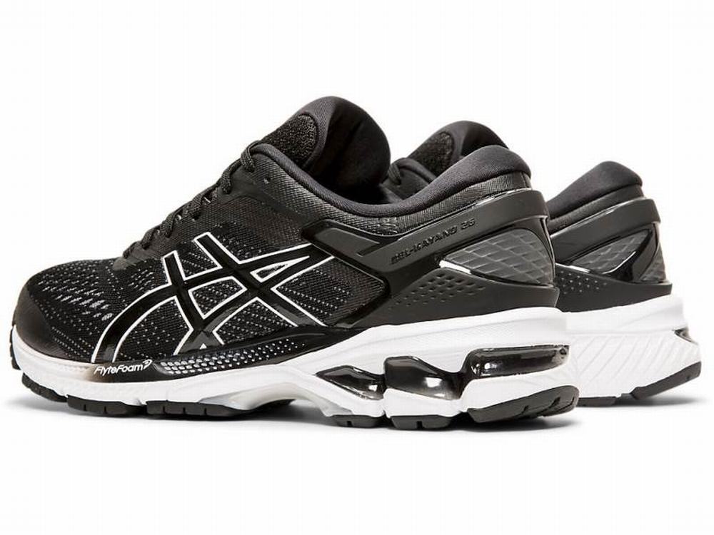 Asics GEL-KAYANO 26 (D) Futócipő Női Fekete Fehér | 761934-PCZ