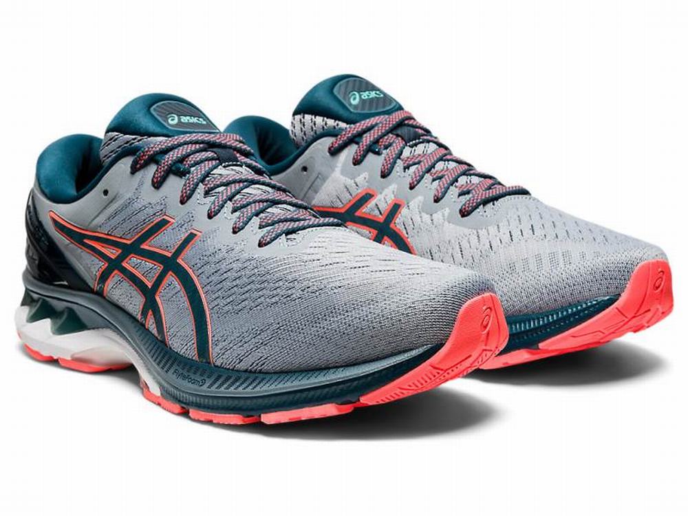 Asics GEL-KAYANO 27 (2E) Futócipő Férfi Szürke | 247905-QHT