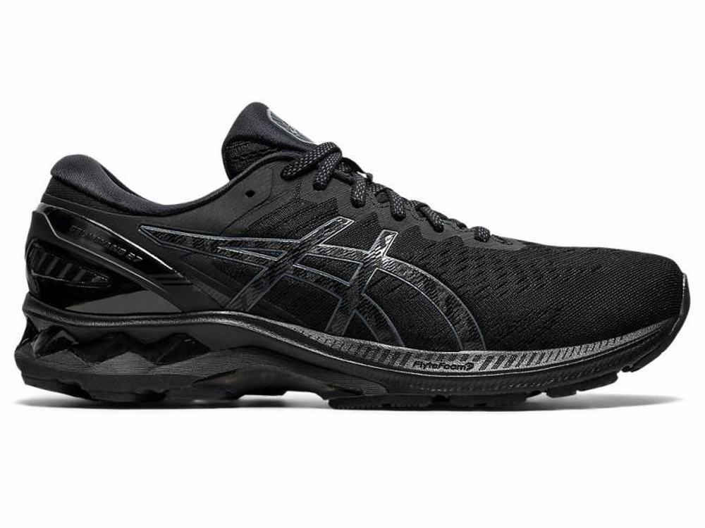 Asics GEL-KAYANO 27 (4E) Futócipő Férfi Fekete | 340786-KNY