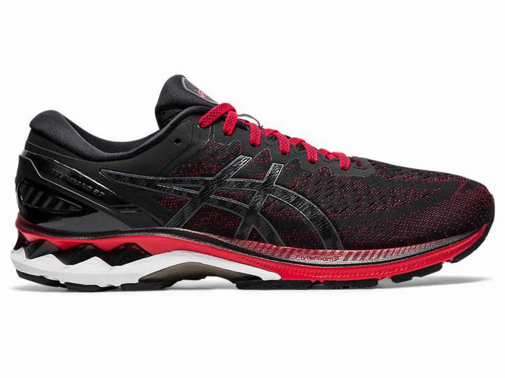 Asics GEL-KAYANO 27 Futócipő Férfi Fekete Piros | 208673-CTJ