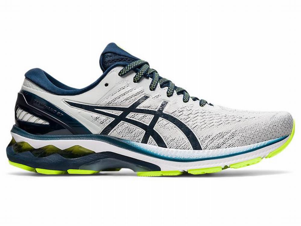 Asics GEL-KAYANO 27 Futócipő Férfi Szürke Kék | 416532-PYN