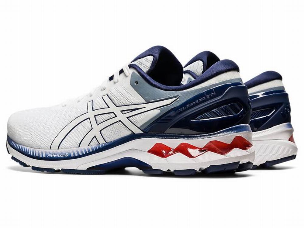 Asics GEL-KAYANO 27 Futócipő Férfi Sötétkék Fehér | 806923-ATV