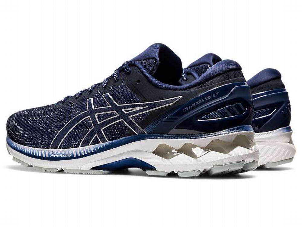 Asics GEL-KAYANO 27 Futócipő Férfi Sötétkék Szürke | 857620-YJW